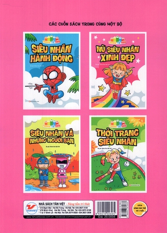 Tranh Tô Màu - Nữ Siêu Nhân Xinh Đẹp