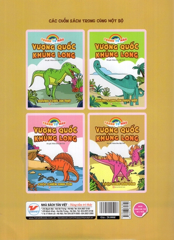 Tranh Tô Màu Vương Quốc Khủng Long - Cuộc Sống Bầy Đàn