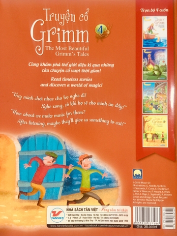 Truyện Cổ Grimm 4 - Truyện Song Ngữ Anh - Việt