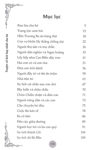 Truyện Cổ Tích Hay Nhất Cho Bé