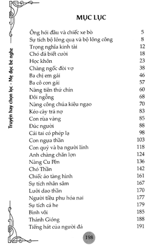 Truyện Hay Chọn Lọc Mẹ Đọc Bé Nghe