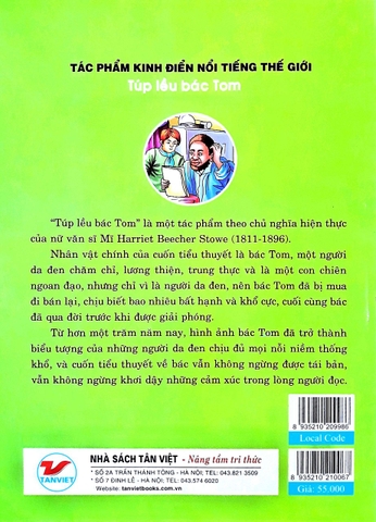 Tác Phẩm Kinh Điển Nổi Tiếng Thế Giới - Túp Lều Bác Tom
