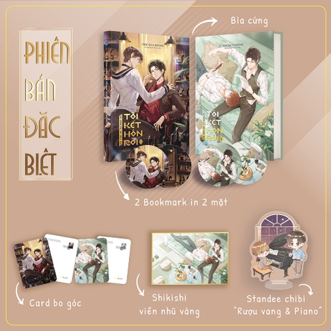 Vừa Tỉnh Dậy Thì Nghe Nói Tôi Kết Hôn Rồi (Tập 1+2) - Bản Đặc Biệt - Bìa Cứng - Tặng 2 Bookmark + Túi Quà: 2 Card Bo Góc, Shikishi, Standee (Số Lượng Có Hạn)