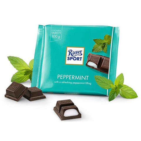 Sô cô la bạc hà hiệu Ritter Sport I  100gr