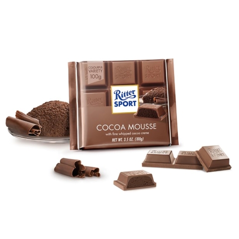 Sô cô la sữa nhân cacao hiệu Ritter Sport I  100gr