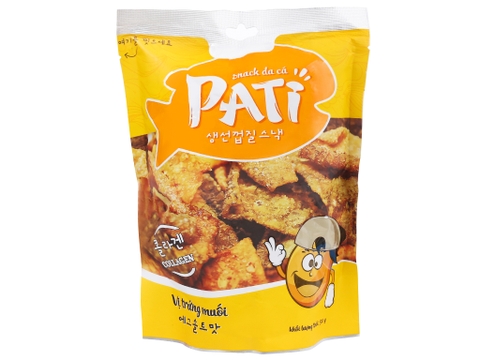 Snack Da Cá Pati Vị Trứng Muối I  50Gr