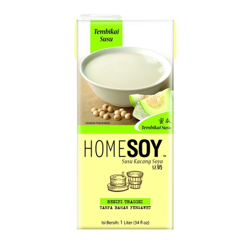 Sữa Đậu Nành Homesoy Vị Dưa Lưới 1L