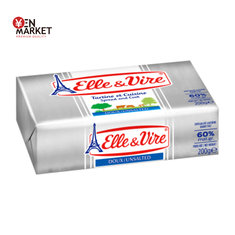 Bơ lạt 60% béo Elle & Vire