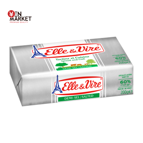 Bơ mặn 60% béo Elle & Vire