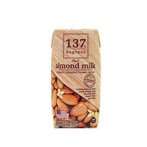 Sữa hạt Hạnh nhân Nguyên Chất 137 DEGREES 180ml