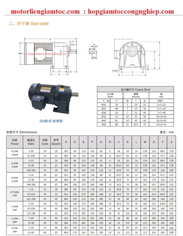 Bản vẽ hộp giảm tốc GH