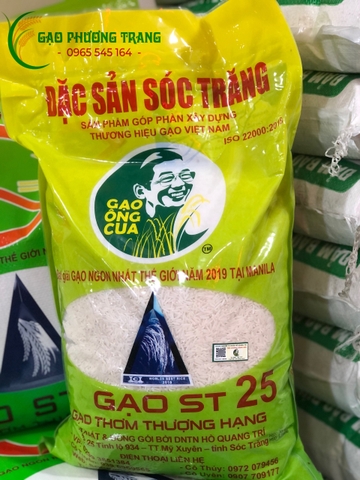 GẠO ST25  GẠO ÔNG CUA