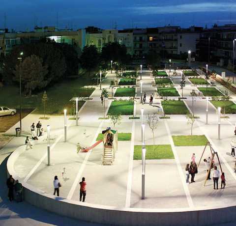 Chiếu sáng công viên & quảng trường