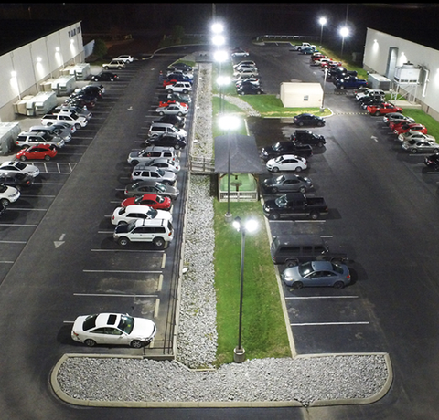Chiếu sáng bãi đậu xe