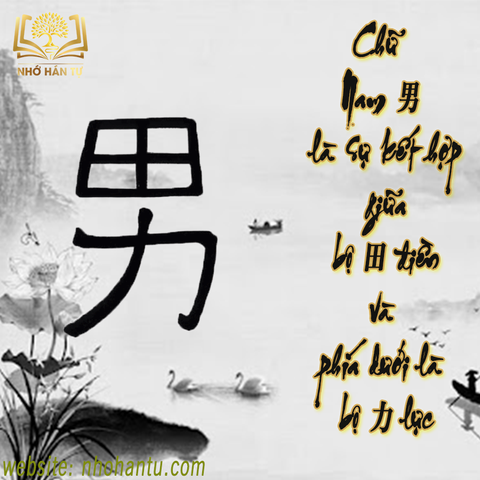 Chiết Tự Chữ Nam 男