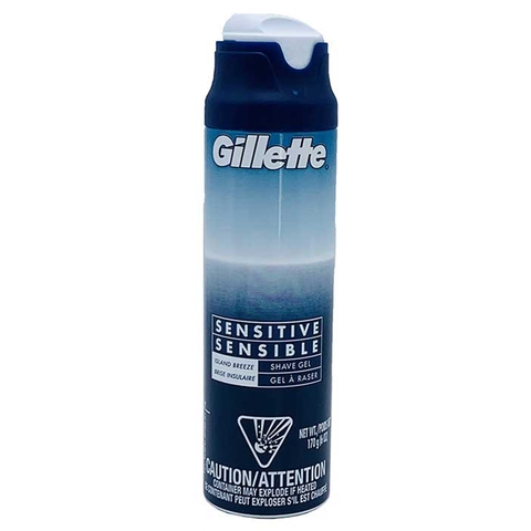 Gel Cạo Râu Gillette Sensitive Sensible Shave Gel 170g