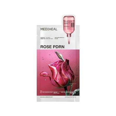 Mediheal Mặt Nạ Giảm Mụn Rose PDRN Essential Mask - Healthy Glow 24ml