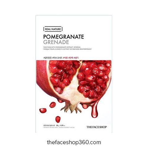 Mặt Nạ The Face Shop Real Nature Pomegranate Face Mask 20g