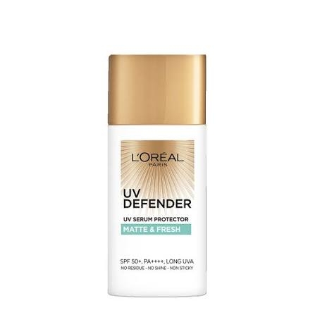 Kem Chống Nắng Loreal UV Defender 50ml SPF50+PA++++ - Matte & Fresh