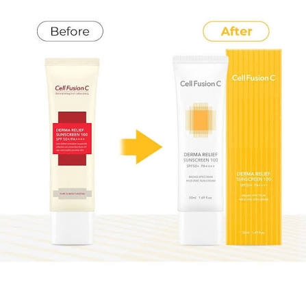 Kem Chống Nắng Cell Fusion C Derma Relief Sunscreen 100 SPF50+ PA++++ 50ml