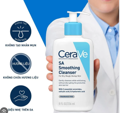 Sữa Rửa Mặt CeraVe SA Smoothing Cleanser 236ml