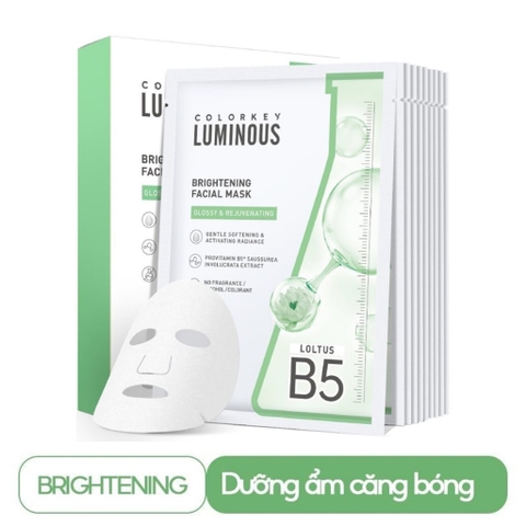 Mặt Nạ Dưỡng Sáng Da Colorkey Luminous Brightening Facial Mask B5 Lotus