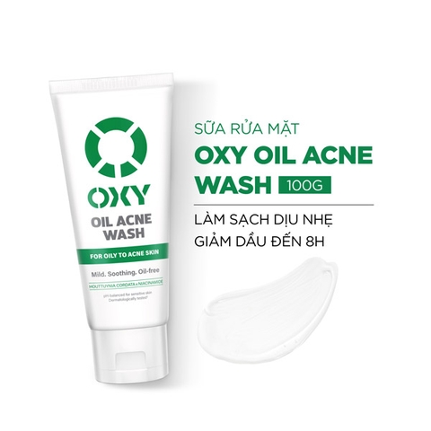 (Rohto) Kem Rửa Mặt Oxy Oil Acnes Wash 100g