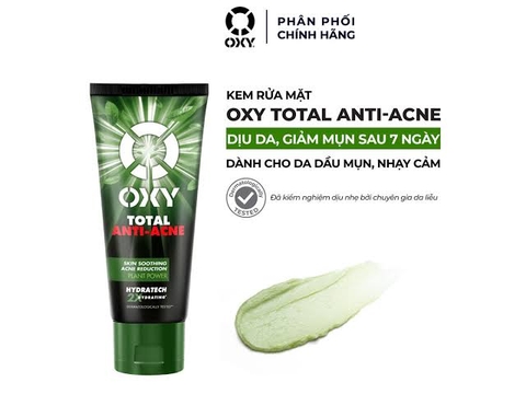 (Rohto) Kem Rửa Mặt Oxy Total Wash Anti Acnes 100g