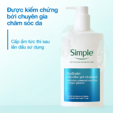 Sữa Rửa Mặt Simple Hydrate + Micellar Cleanser 240ml