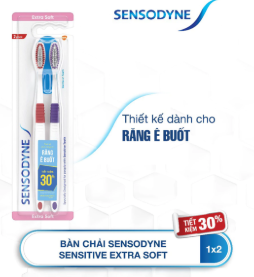 Bàn Chải Đánh Răng Sensodyne Sensitive Extra Soft 2 Pack