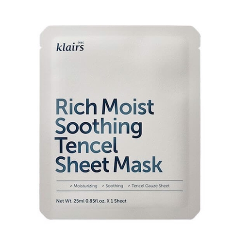 Mặt Nạ Dưỡng Ẩm Dịu Da Klairs Rich Moist Soothing Tencel Sheet Mask - 25ml