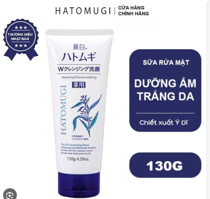 Sữa Rửa Mặt Hatomugi Cleansing & Facial Washing 130g