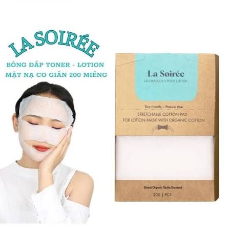 Bông Đắp Toner La Soiree 200 PCS