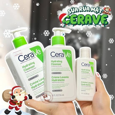 Sữa Rửa Mặt CERAVE Hydrating Cleanser For Normal to Dry Skin