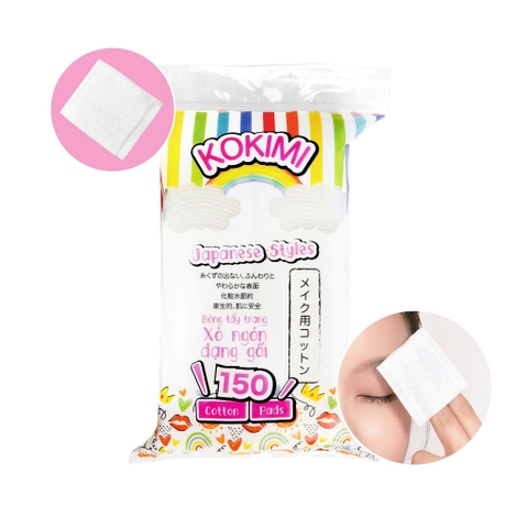 Bông Tẩy Trang Xỏ Ngón Kokimi 150 Cotton Pads