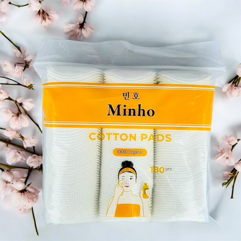 Bông Tẩy Trang Minho Cotton Pads 180 PCS