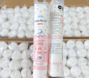 Bông Tẩy Trang LiLy Bell Cotton Round Lint Free 150 Count