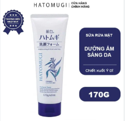 Sữa Rửa Mặt Hatomugi Moisturizing & Facial Washing 170g