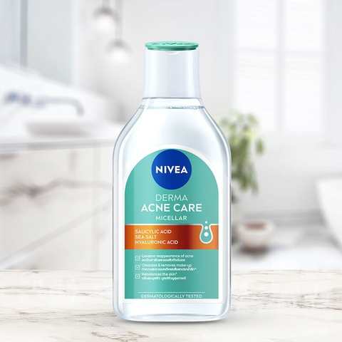 Nước Tẩy Trang Nivea Derma Acne Care Micellar 400ml