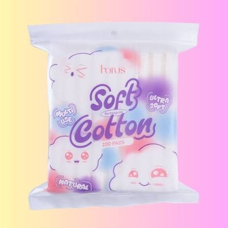 Bông Tẩy Trang Horus Rectangular Cotton 200 Pads