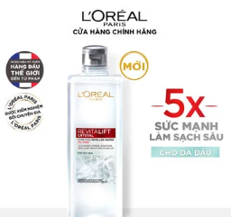 [LOREAL] Nước Tẩy Trang Loreal Revitalift Crystal Purifying Micellar Water For Oily Skin 400ml