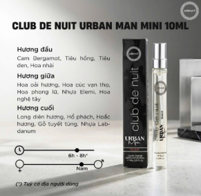Nước Hoa Armaf Club De Nuit Urban Man Elixir EDP 10ml