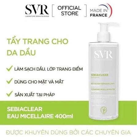 Nước Tẩy Trang SVR Sebiaclear Eau Micellaire 400ml