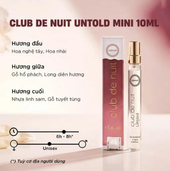 Nước Hoa Armaf Club De Nuit Untold 10ml