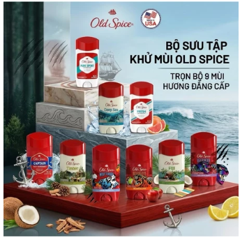 Lăn Khử Mùi Old Spice  73g