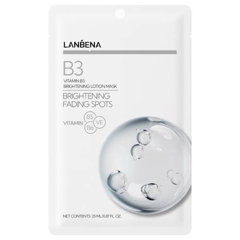 Mặt Nạ Lanbena Vitamin B3 Brightening Lotion Mask 25ml