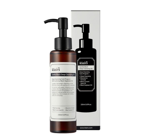 Dầu Tẩy Trang Klairs Gentle Black Deep Cleansing Oil - 150ml
