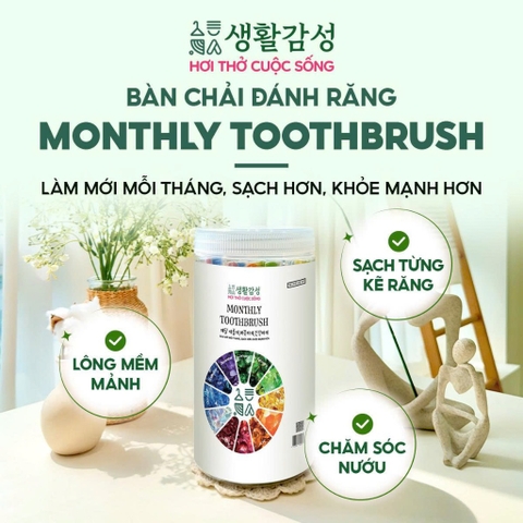 KM Bàn Chải Đánh Răng Monthly Toothbrush