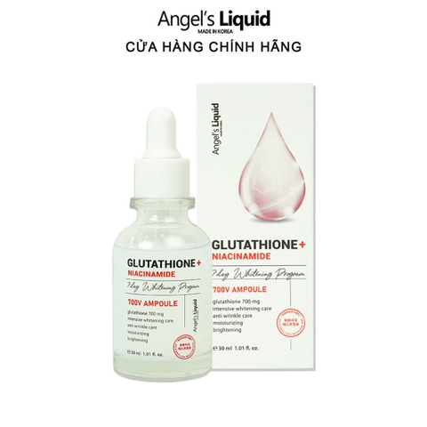 Tinh Chất Angle's Liquid Glutathione  + Niacinamide 7 Day Whitening Program 700V Ampoule 30ml