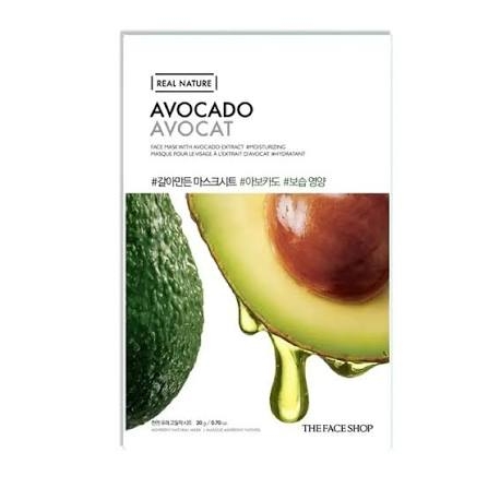 Mặt Nạ The Face Shop Real Nature Avocado Face Mask 20g